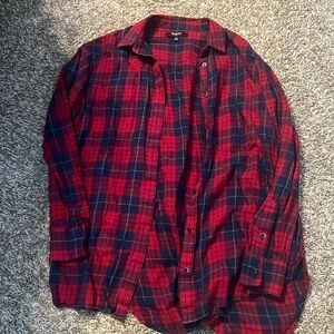 Madewell plaid button down